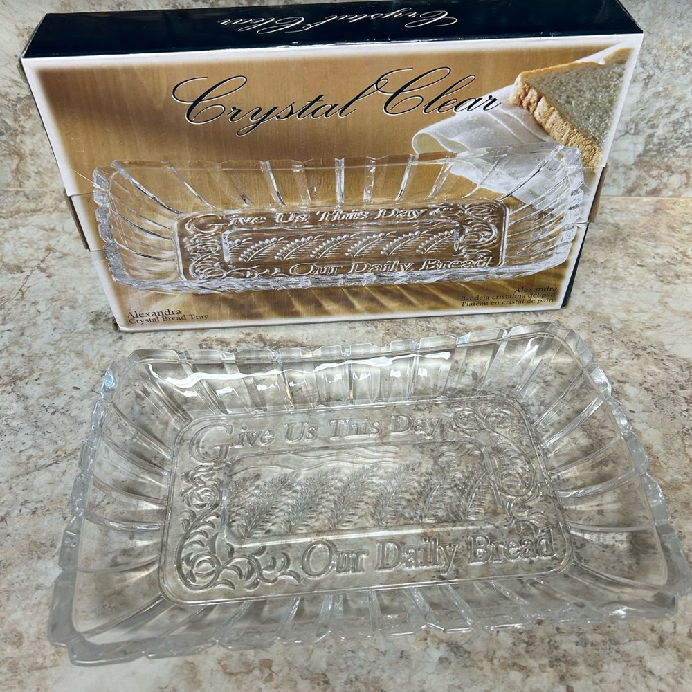 Crystal Bread Tray